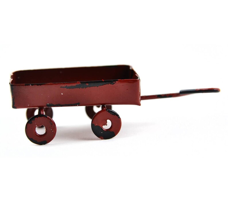 Rustic Red Wagon image 3
