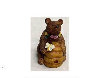 Miniature Bear with a Honey Pot