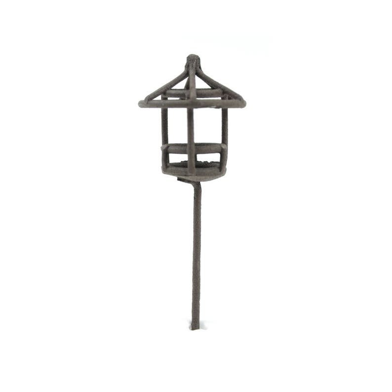 Miniature Fairy Garden Dollhouse Rustic Birdcage 3 tall x 1 wide Metal