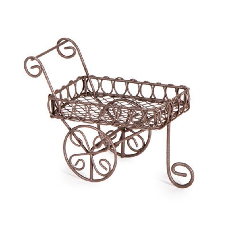 Rustic Metal Flower Cart Garden Cart Farmer's Cart Etsy