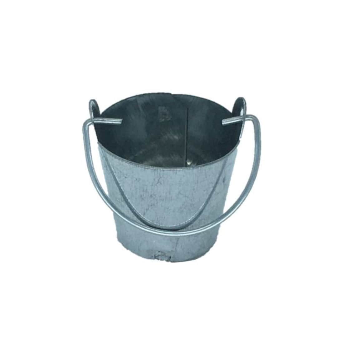 12 Pack Halloween Galvanized Buckets, Metal Bucket with Handle, 5 Inch,  Tin, Mini Round Flower Pot Plant Basket, Kids Party Supplies for Christmas