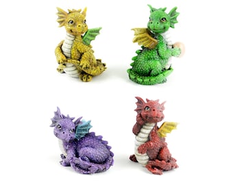 Fairy Garden Dragons,  Fairy Tale Dragon for a Castle, Dragon Cake Topper