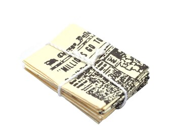 Mini Libro Stampabile Con Casa Delle Bambole, Kit Per Diario In Tela Blu, Libro In Miniatura, Materiale Effimero Per Diario In Tela Blu, Copertina Per Libro Con Casa Delle Bambole - Foto 4