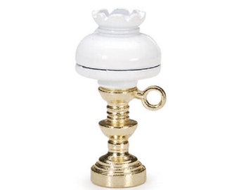 Dollhouse Miniature Hurricane Oil Lamp