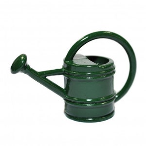 Miniature Green Watering Can, Fairy Garden Accessory