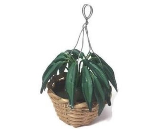 Dollhouse Miniature Hanging Green Ivy Plants Garden Patio Yard Accessory