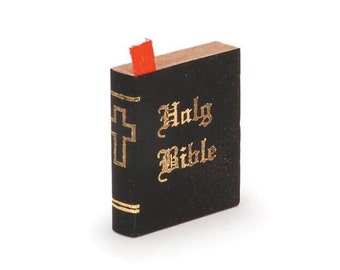 Dollhouse Miniature Bible 1:12 Scale