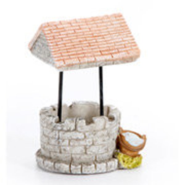 Garden Wishing Well, Gnome Landscaping,  Fairy Garden Accessory, Wishing Well for Shadow Box