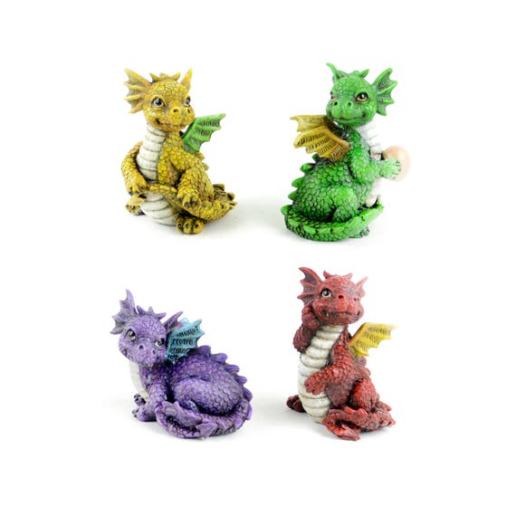 Fairy Garden Dragons Miniature Dragons Baby Dragons Fairy Etsy