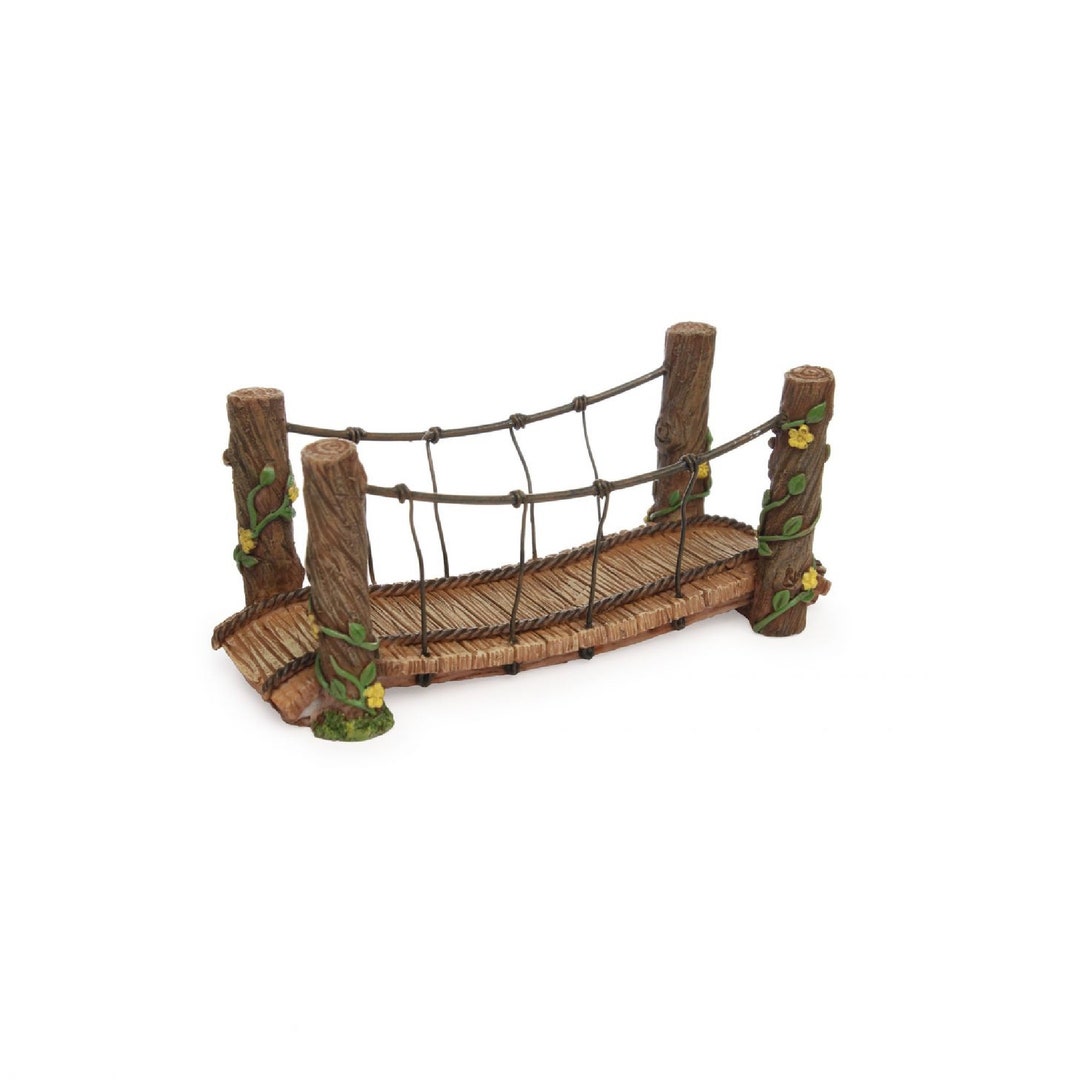 Miniature Rope Bridge, Mini Fairy Bridge, Mini Swinging Bridge - Etsy UK