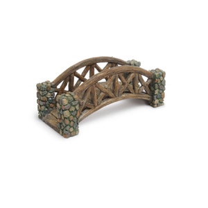 Pont en bois et pavés, pont de campagne miniature, pont de Bristol Fairy Garden