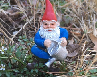 Fairy Garden Gnome with Watering Can