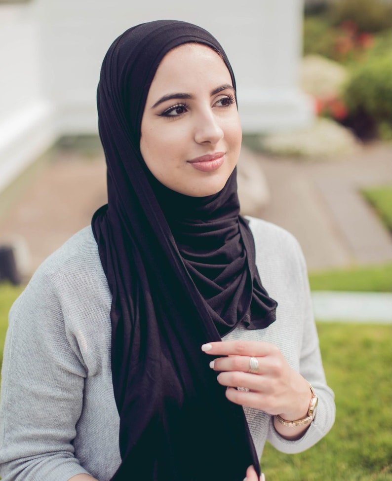 Premium Cotton Jersey Instant Slip on Ready to wear MaxiHijab Etsy