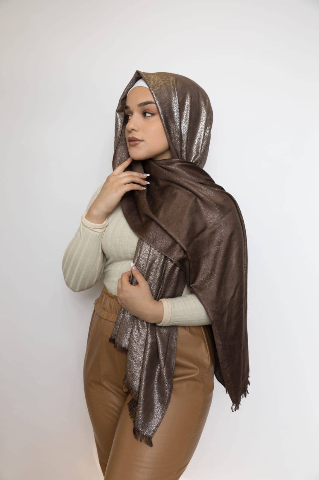 Pashmina Shimmer Glitter Hijab Head Scarf shawl Wrap for Etsy