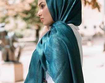 Glitter shimmer sparkle Viscose Hijab Head Scarf Shawl Wrap for women