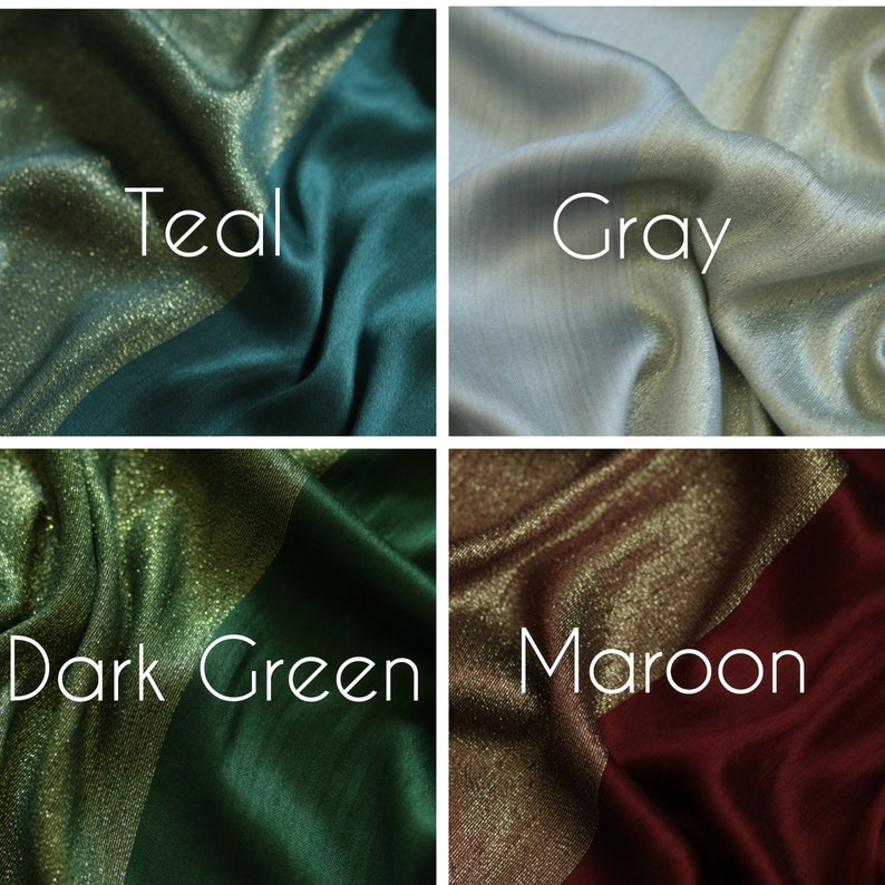 Shimmer Glitter Viscose Hijab Head Scarf shawl wrap for women Etsy