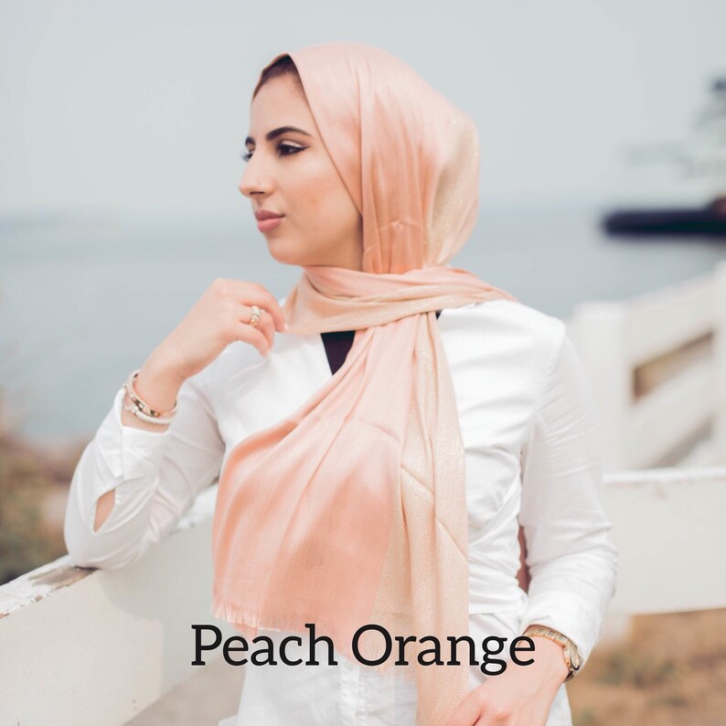 Shimmer Glitter Viscose Hijab Head Scarf shawl wrap for women Etsy