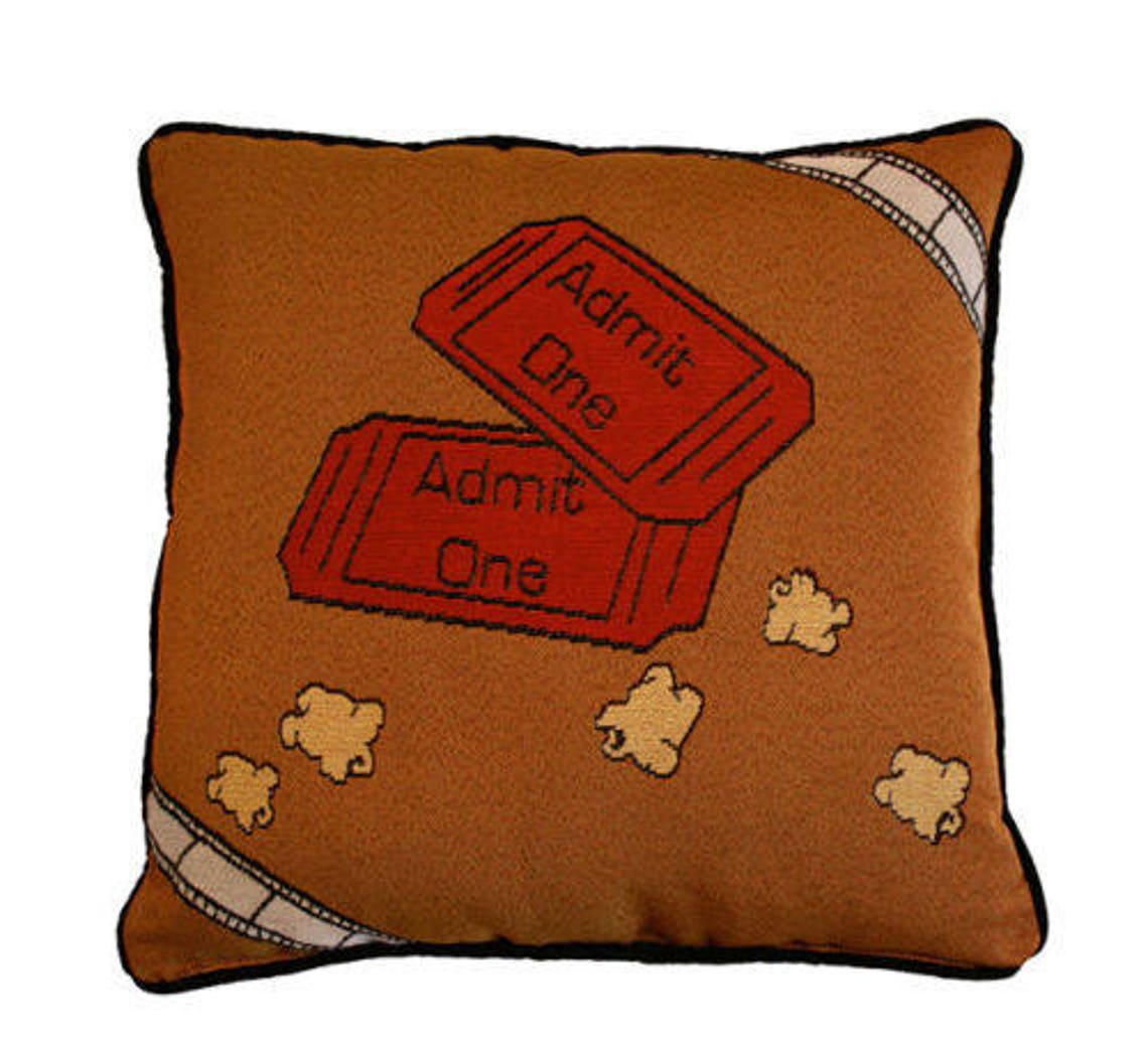 VARIOUS Home Theater Pillows. Theatrical Throw Pillows Cinema Movie
