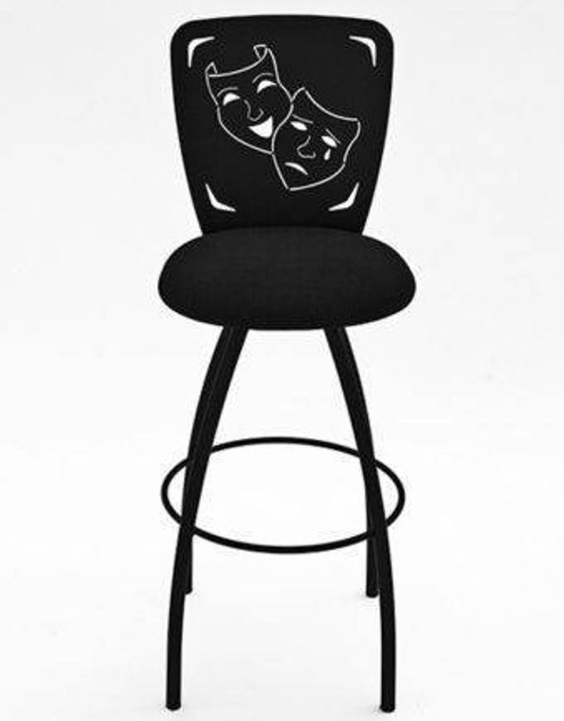 Various Home Theater Laser Cut Barstools Cinema Style Image 0