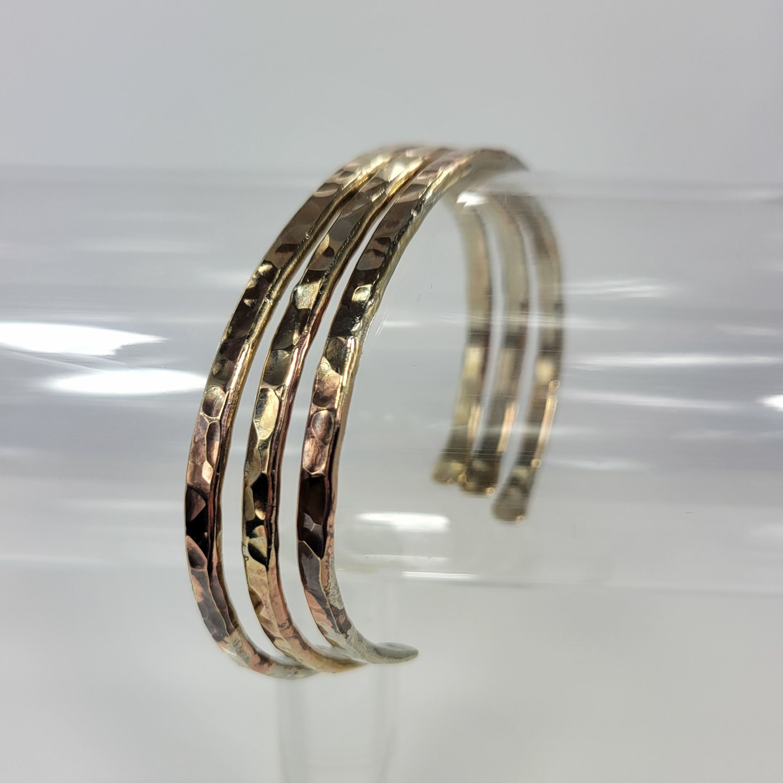 Hammered Brass Bangle by Mulxiply – Upstate MN