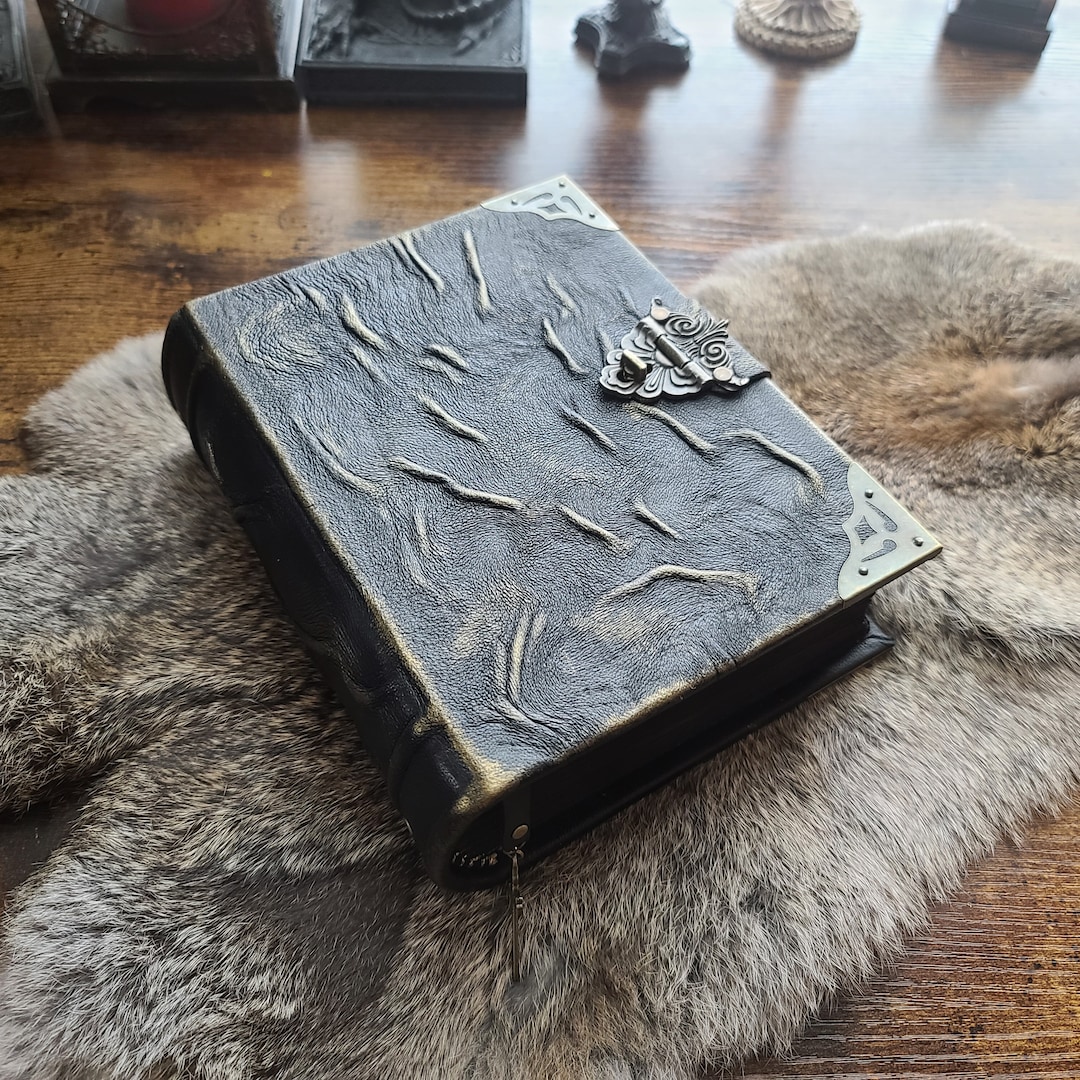 Leather Journal Book Seven Chakra Medieval Stone Embossed Handmade Book Of Shadows Notebook Office Diary College Book Poetry Book Sketch Book 10 X 13 Inches - View #3