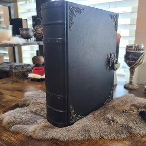 Blank leather journal by Velimira Designs