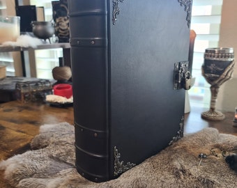 Blank leather journal by Velimira Designs