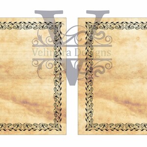Blank Book of Shadows Printable Pages Set #200424a, Scrapbook Antique ...
