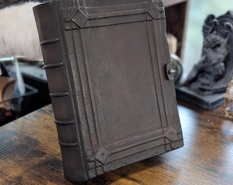 Handmade Antique-Style Leather Journal 7"x9"