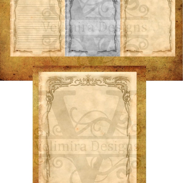 Book of Shadows Printable Pages - Etsy