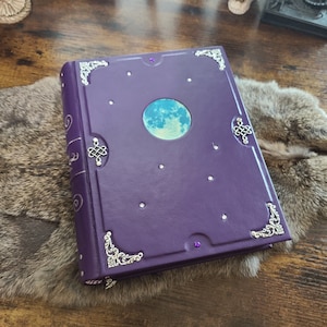 Moonshine.  Handmade blank leather journal