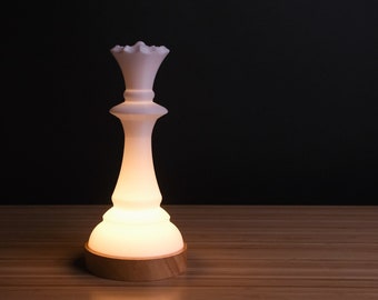 Chess Queen Lamp | unique home decor and abstract lighting