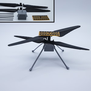 3D Printed Mars Helicopter Ingenuity Model Kit