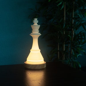 Chess King Lamp | unique home decor and abstract lighting