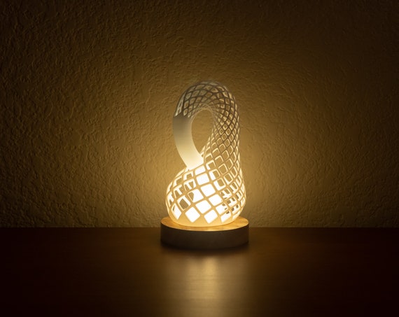Weg huis maximaliseren Verplaatsing Klein Bottle Lamp Unique Home Decor and Abstract Lighting - Etsy