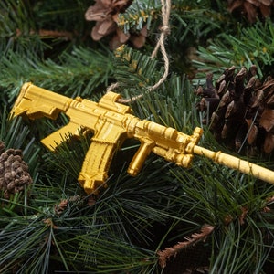3D Printed M4 Rifle Ornament