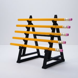 Squat Rack Pencil Holder | 3D printed desk accessory for weightlifting, powerlifting, or  fitness