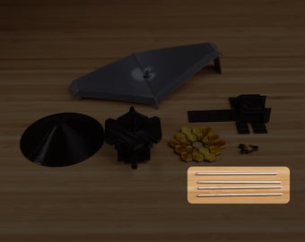 Varillas de metal para los modelos de telescopios Hubble y James Webb (2 mm x 70 mm)