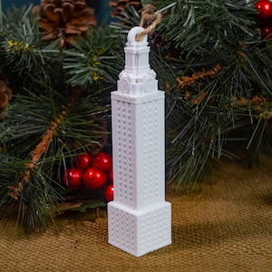3D Printed UT Tower Ornament | Austin Skyline Downtown Austin Texas