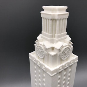 UT Tower Model | Highly Detailed 3D Printed Model