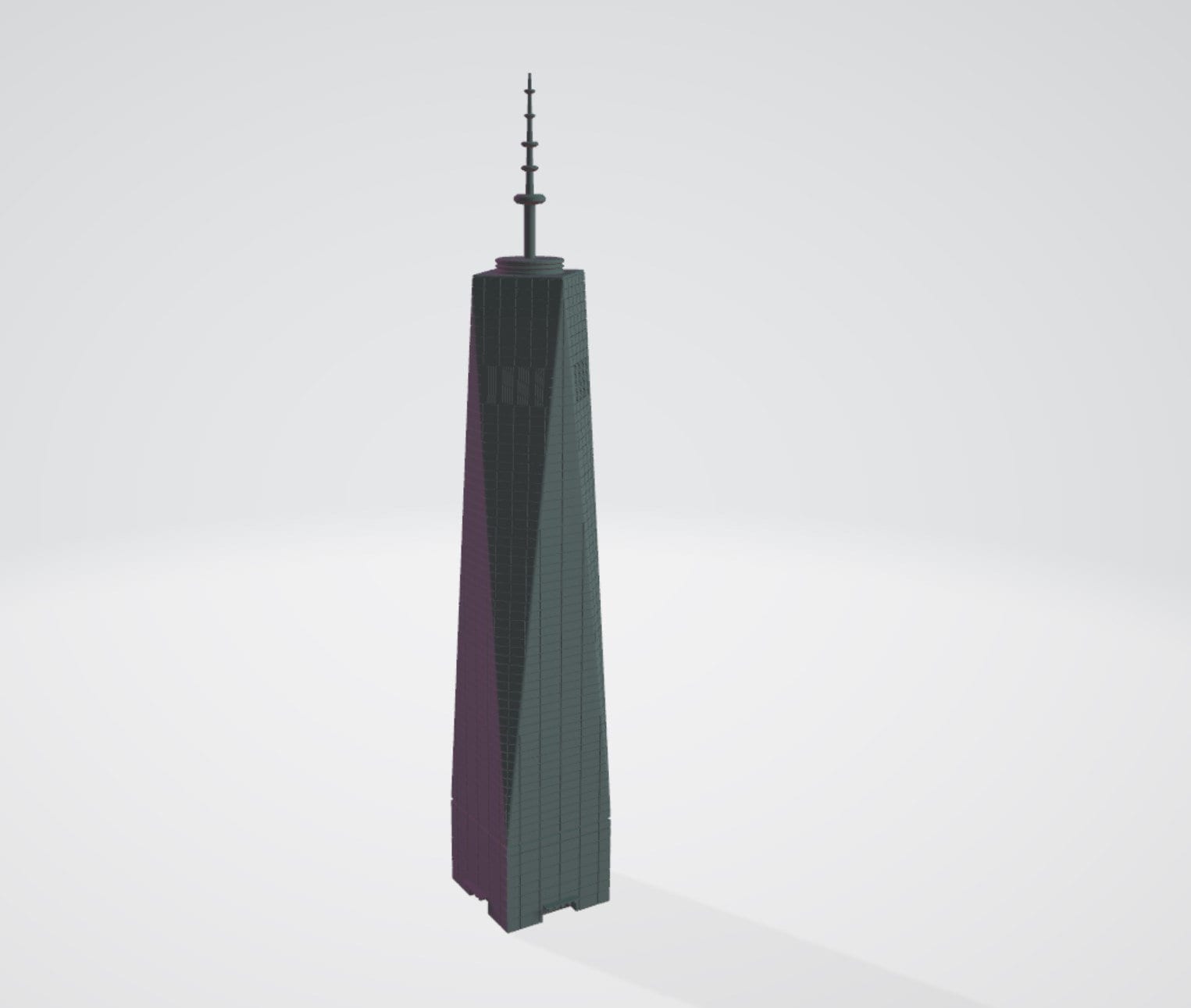 One World Trade Center (freedom Tower) Digital STL - 3D