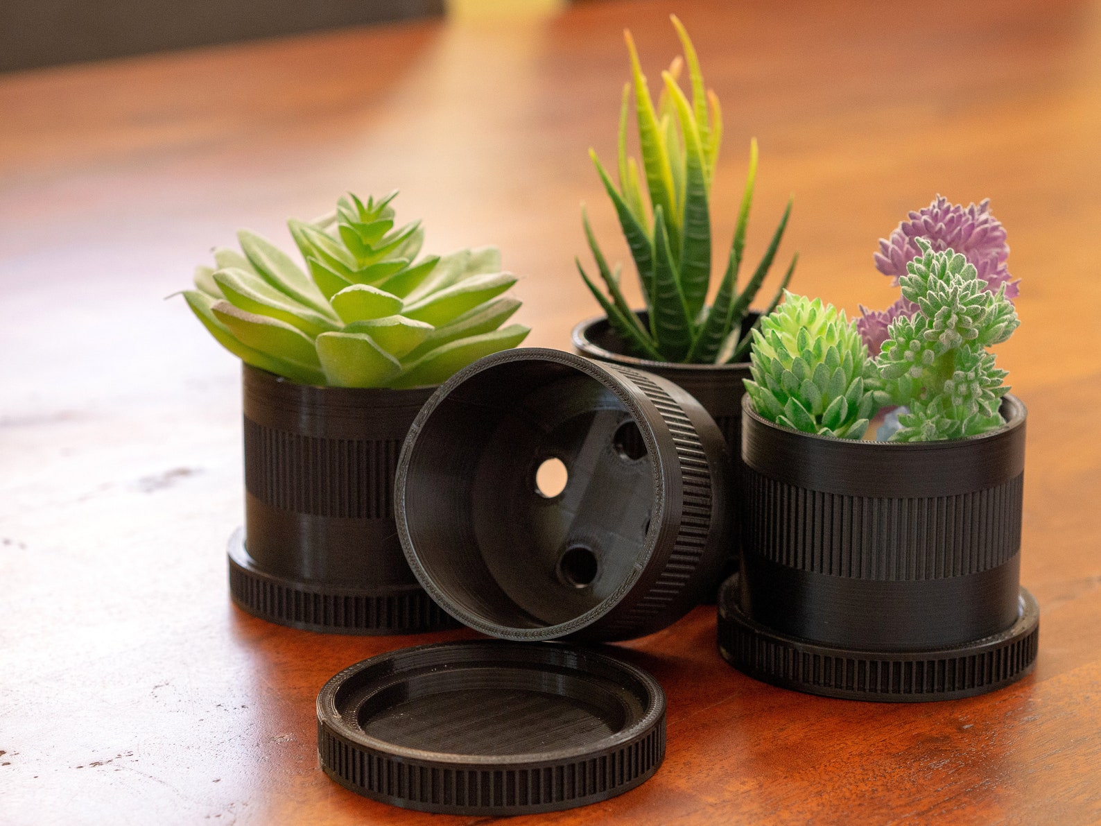 Camera Lens Planter Gift for Photographer Desk Succulent Etsy