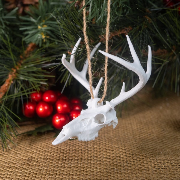 3D Printed Deer Skull Ornament