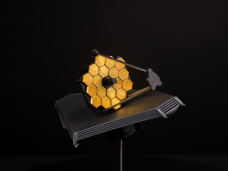 3D Printed Space Telescopes Hubble & James b Model Kit Etsy