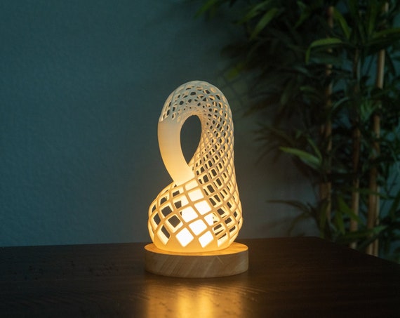 Klein Bottle Lamp | unique home decor and abstract lighting