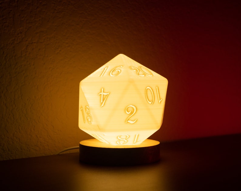 D20 Table Lamp Etsy