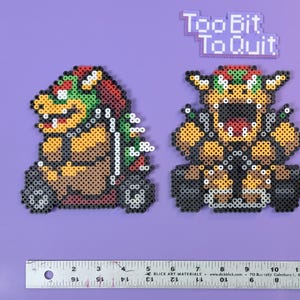 Perler Beads Super Mario Kart SNES Gaming Gifts Magnets