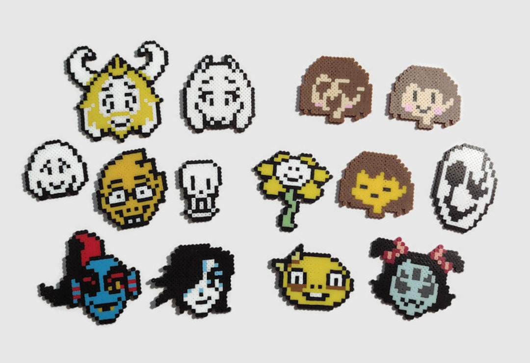 undertale/deltarune characters with the man face from roblox : r