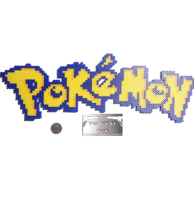 Pokemon Logo Perler Art Etsy