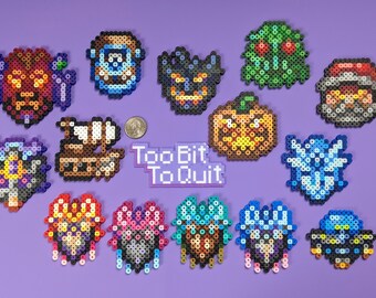 Terraria Bosses All Current Perler Bead Map Sprites Pixel Art -   Portugal